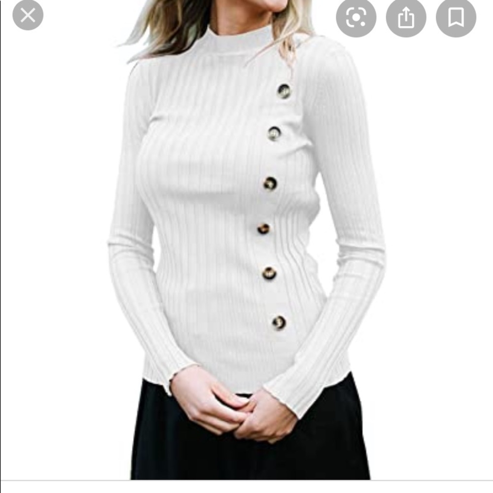 Ribbed long sleeve shirt